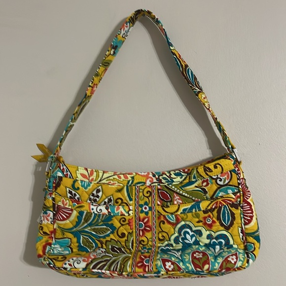 vera bradley yellow shoulder bag NEW - Picture 2 of 6